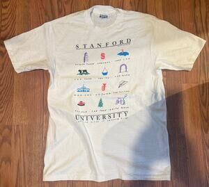 1987 Stanford University Souvenir Shirt Size Large
